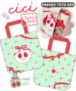【Pre-Order】Cici cherry love | Tote bag (shipment within November-December)