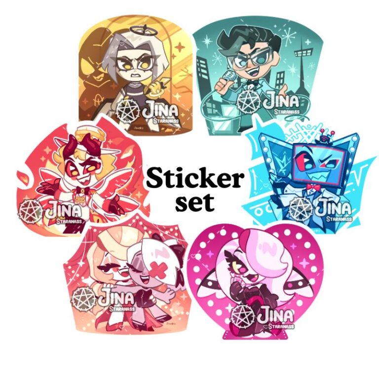 【PRE-ORDER】 Sticker Set (6 design) – Homu