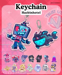 【PRE-ORDER】 Keychain Hazbinhotel (shipment within April)