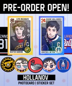 【PRE-ORDER】[HEATED RIVALRY] HOLLANOV ✨sticker/sticker set✨ (shipment within June)