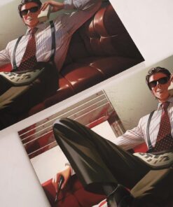 American psycho postcard A