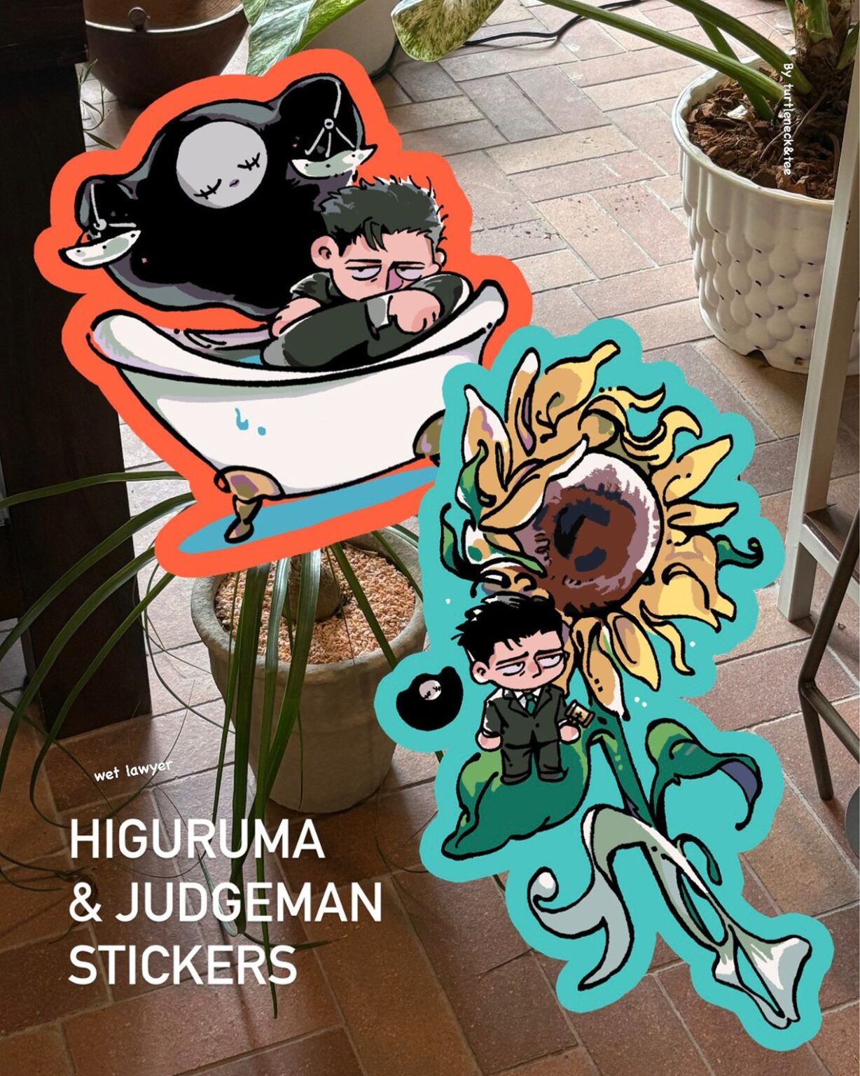 [JJK] Higuruma & Judgeman Stickers – Homu
