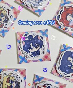 Sticker Glitter 5cm Lotm