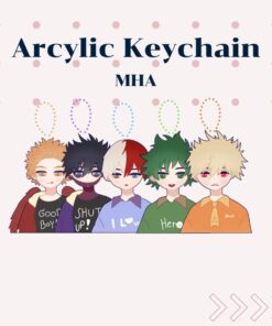 *Clear Stock * Arcylic keychain 5cm MHA