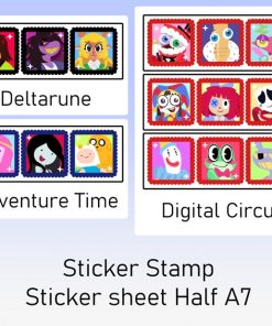 【PRE-ORDER】Stamp : Sticker sheet half A7 (shipment within April)
