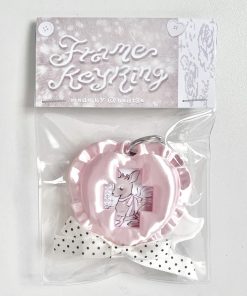【PRE-ORDER】Heart frame keyring (Pink) (shipment within July)