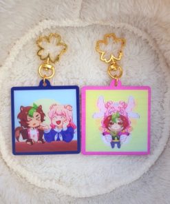 ☆ ShadowBeans || Joel&Lizzie ☆ Lenticular Acrylic keychain