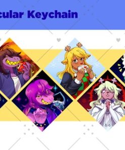 ☆ Deltarune Heroes ☆ Lenticular Acrylic keychain
