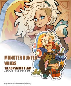 Blacksmith team keychain