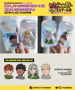 Dunmeshi Ikemen Acrylic Charm Fan-Merch by Gwem