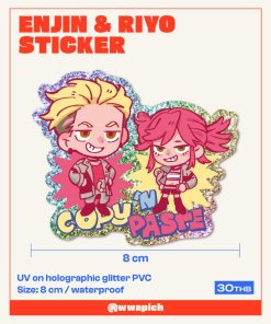 Enjin & Riyo Sticker