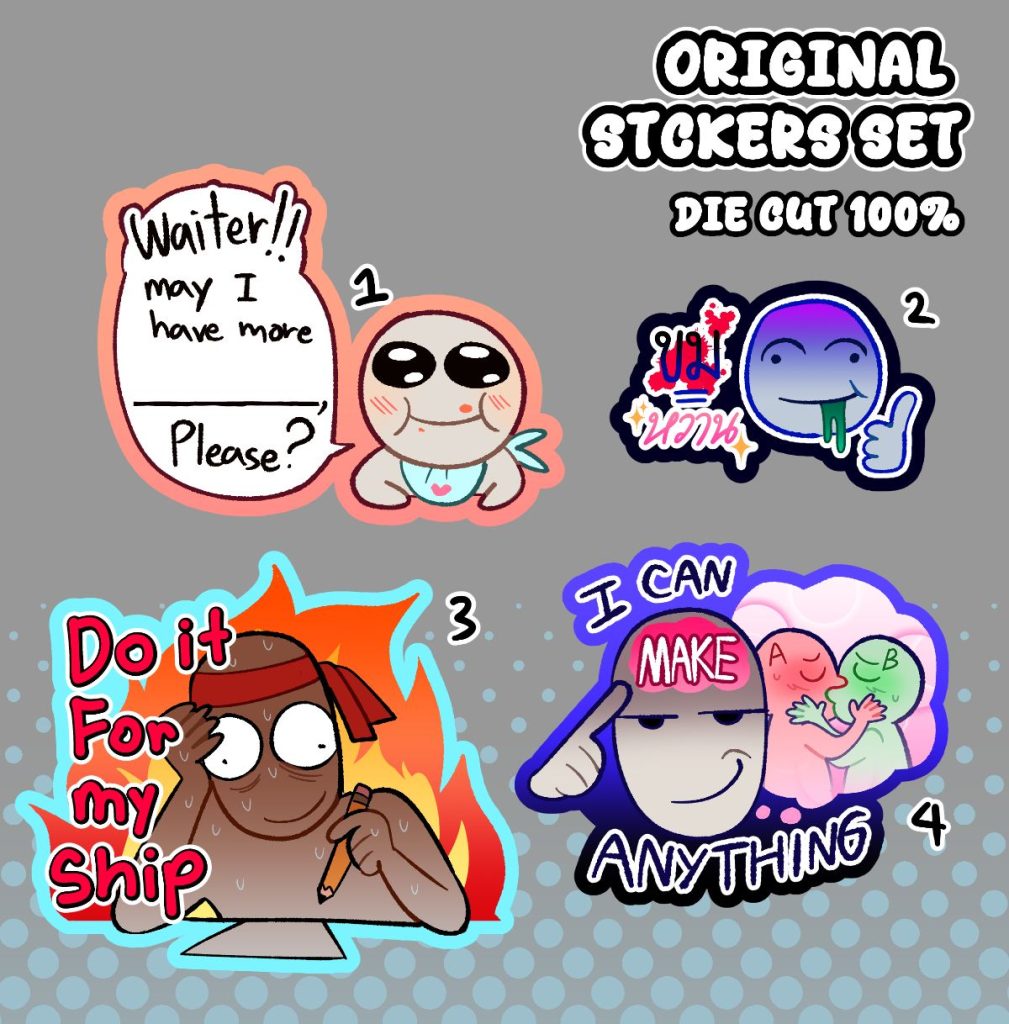 【PRE-ORDER】 [Original] Shipper Stickers (shipment within May) – Homu