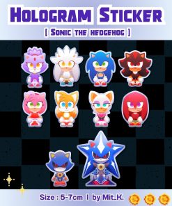 [Sonic The Hedgehog] Hologram Sticker