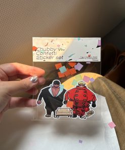 [Trigun] Chubby Vashwood Confetti Sticker set