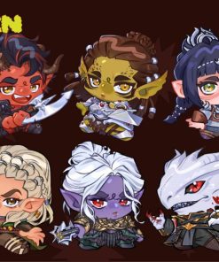 【PRE-ORDER】 Baldur's gate 3 - Companion Acrylic Keychain (shipment within July)