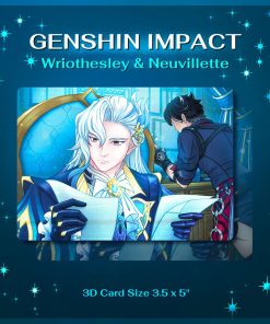 Genshin Impact : Wriothesley & Neuvillette 3D Card
