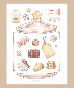 Happi Day โหลความสุขสีเหลือง [Sticker]