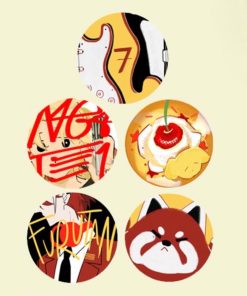 Before 7 minutes - Pin badge set