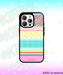 【PRE-ORDER】 (KiRiRii) Epoxy Phone Case – Black Edge (b) color combo (shipment within August)