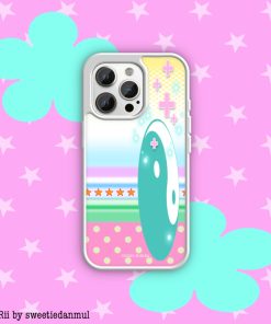 【PRE-ORDER】 (KiRiRii) Epoxy Phone Case – Silver Case (d) yin-yang heal (shipment within August)