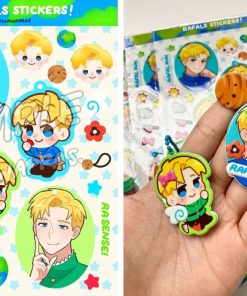 2in1 Sticker Keychain DIY kit