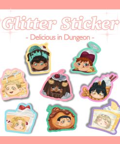 [Sticker set] สติกเกอร์กลิตเตอร์ Delicious in Dungeon