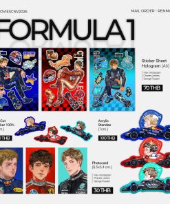 【PRE-ORDER】 Formula 1 Merch (Max, Charles, George) (shipment within November)