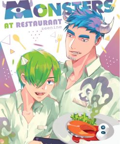 Monsters at restaurant