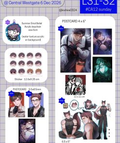 【PRE-ORDER】 (Goods Only) Granblue & Valko (Lads) -Sticker/Photocard/Postcard/Keychain (shipment within December)