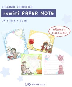[ Original Character ] Paper Notes Yaki & Melon & Tigger the cat !