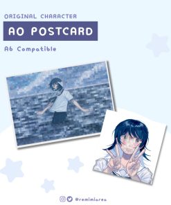 [ Original Character ] AO Postcard Pixel Art