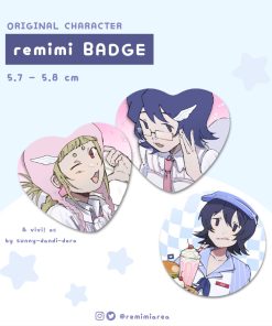 [ Original Character ] remimi Badge