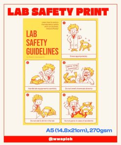 【PRE-ORDER】 [PHM] Lab Safety Print (shipment within November)