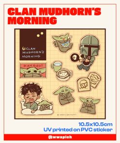 [Star Wars] Clan Mudhorn's Morning - Sticker sheet