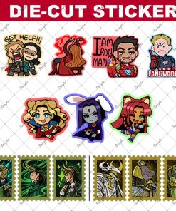 【PRE-ORDER】 Die-cut sticker & Stamp sticker set (shipment within November)