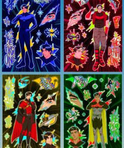 【PRE-ORDER】 Bat-boys Hologram Sticker A6 (shipment within November)
