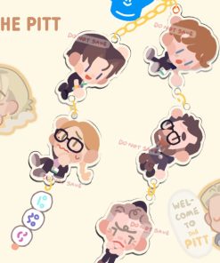 【PRE-ORDER】 Tiny Keychain (3cm.) And sticker: The Pitt (shipment within November)